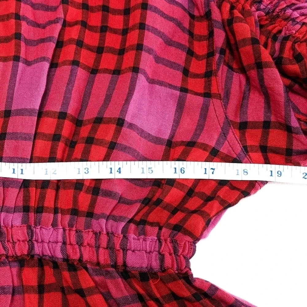 Free People We the Free Pacific Dawn Plaid Shirt